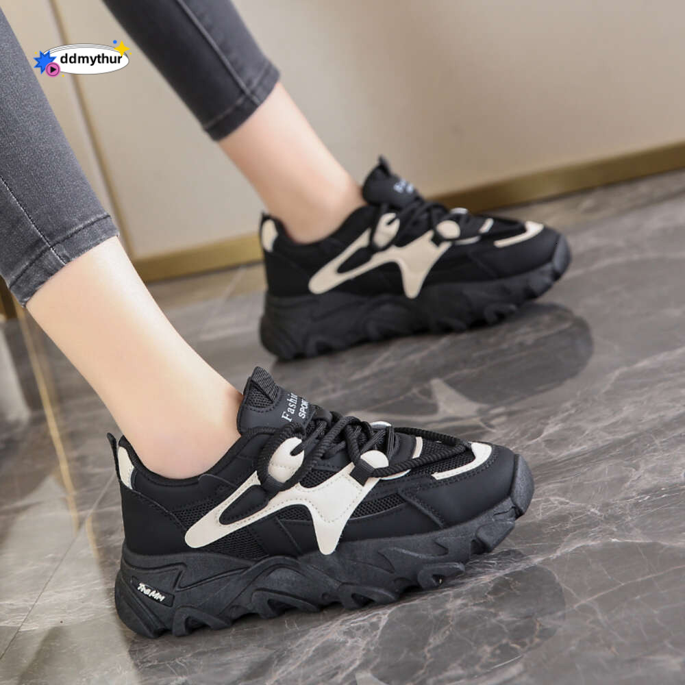 CRLAYDK Summer 2024 Chunky Sneakers for Women Platform Mesh Dad Lady Walking Shoes Breathable Casual Fashion Running Tennis ddmythur