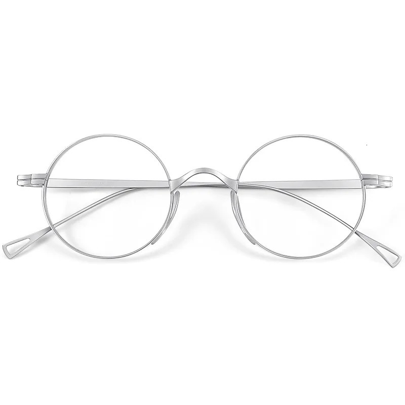 FIRADA Fashion Small Size Eyeglasses Retro Pure Round Eyewear Comfortable Prescription Glasses Frame Men Women S10518-C 250228