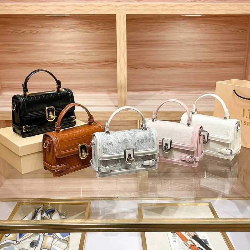 Moonlight Jewelry Box Womens Fashion 2024 New Style Commuter Single Shoulder Handbag Fresh Casual Daypack Bag Y250319