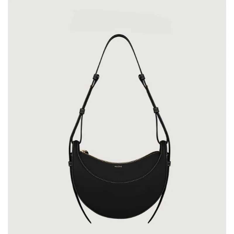 French Retro One Shoulder Handbag New Leather Niche Design High end Hand Handhold Cross Body Bag Y250319