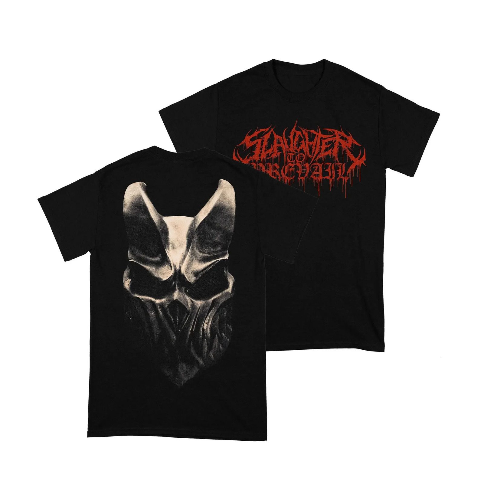 Russia Rock Heavy Mental SLAUGHTER TO PREVAIL Tshirt Mens Short Sleeve Graphic Teeshirt Harajuku Streetwear Shirts 250320
