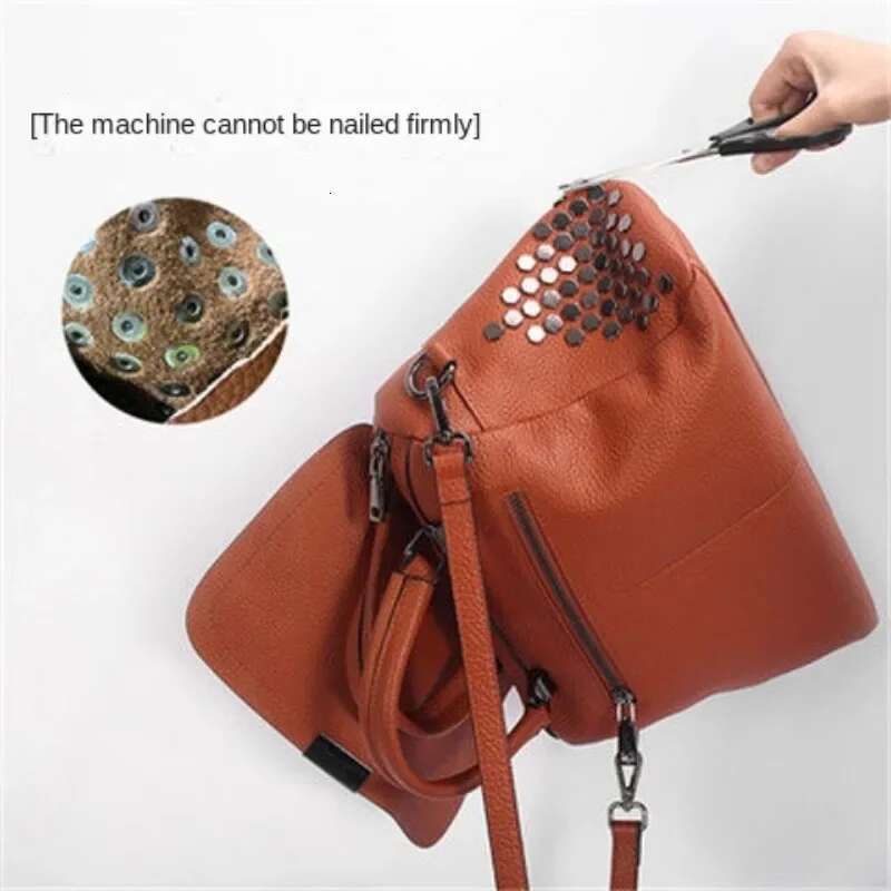 Cowhide Woman Soft Narural Retro Handbag Genuine Leather Cowhide Women's Shoulder Cross Bag