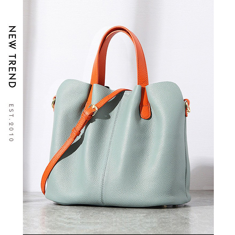 New Minimalist Women S Premium Texture Shoulder Bag Casual Soft Leather Large Capacity Commuting Tote Bag Shoulder Bags