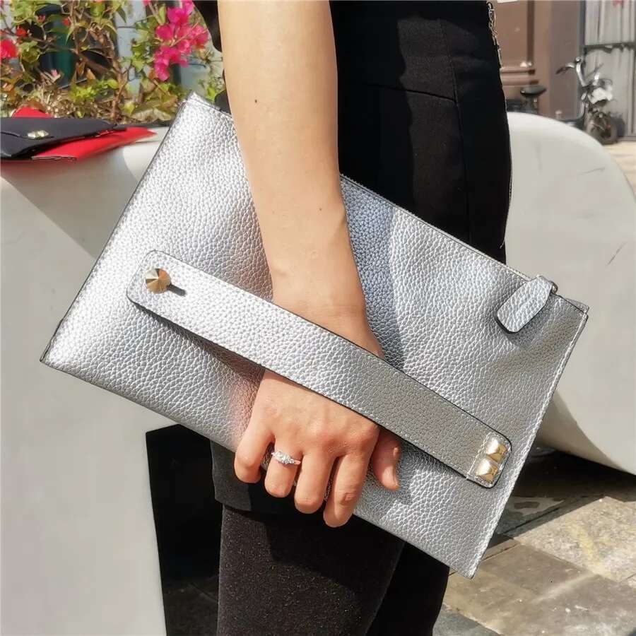 Women PU Leather Handbags Day Clutches Designer Ladies Envelope Evening Party Bags 2022 New Lady Clutch Purse Sier Bolsas
