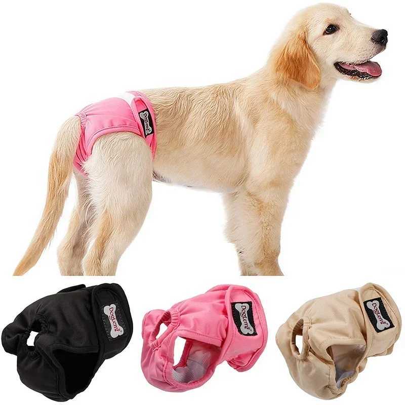 Reusable female dog diapers shorts washable hygienic psychophysiological suitable for medium to large-sized dog safety pants and dog products Y250320