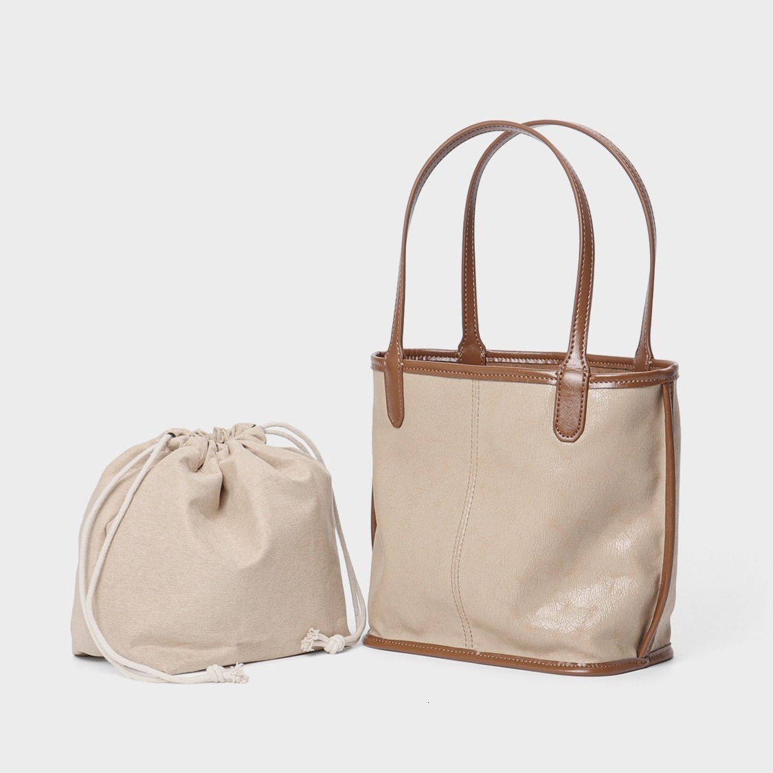 Summer Versatile New Women S Leather Single Shoulder Large Capacity Commuter Bucket Bag Lightweight Shoulder Bags