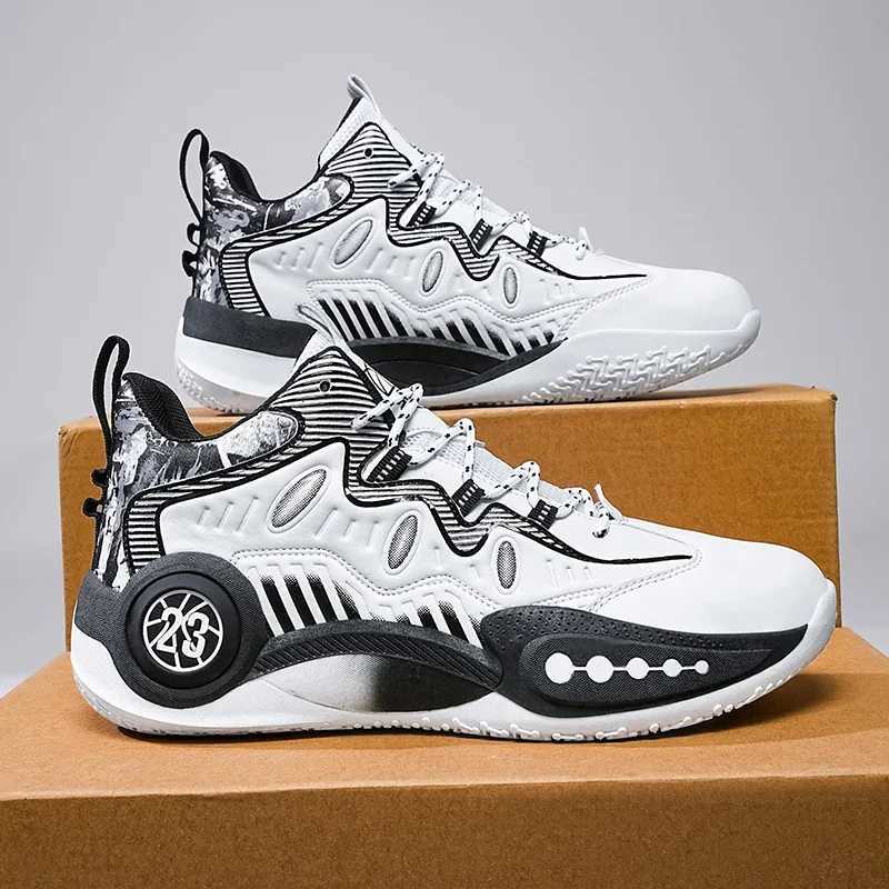 2025 hot selling basketball shoes outdoor dual-use professional training sports shoes breathable and shockproof gym sports shoesW250320