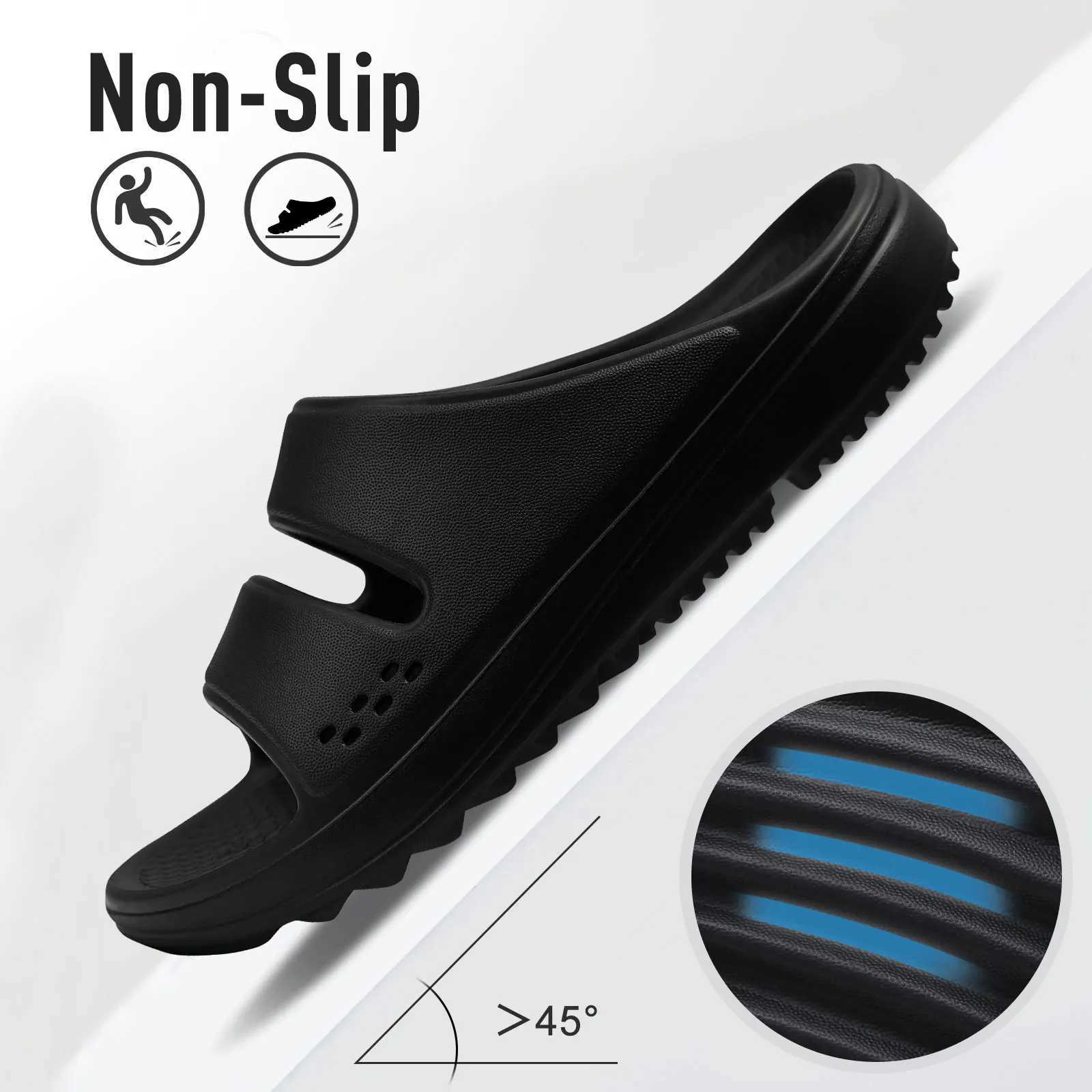 Litfun New Summer Sandals Suitable for Warm Beach Flip Indoor Neutral He Bathro Slide M N-Slip Soft Bott Cloud Slide Y250320
