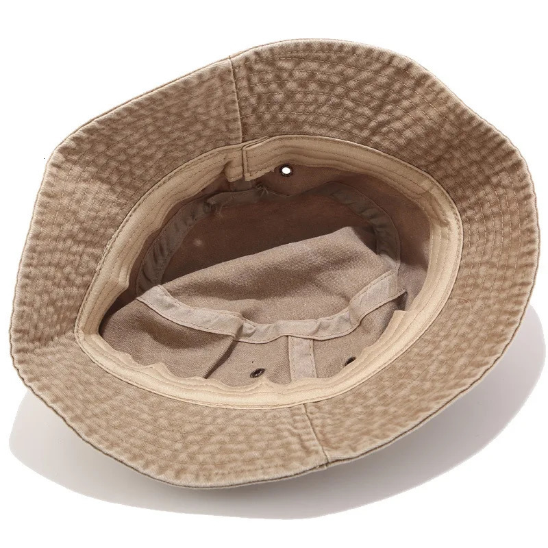 Fisherman Hat Vintage Denim Bucket Hats Outdoor Men Women Washed Cotton Panama Hat Fashion Hip Hop Gorros Bob Hat 250320