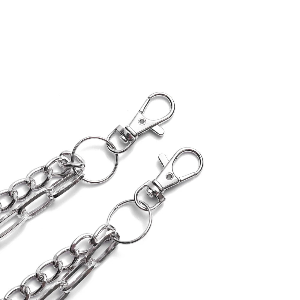 Punk Chain On The Jeans Pants Women Men Keychain Chains For Pants Hipster E Girl Boy Clothing Accessories 250320