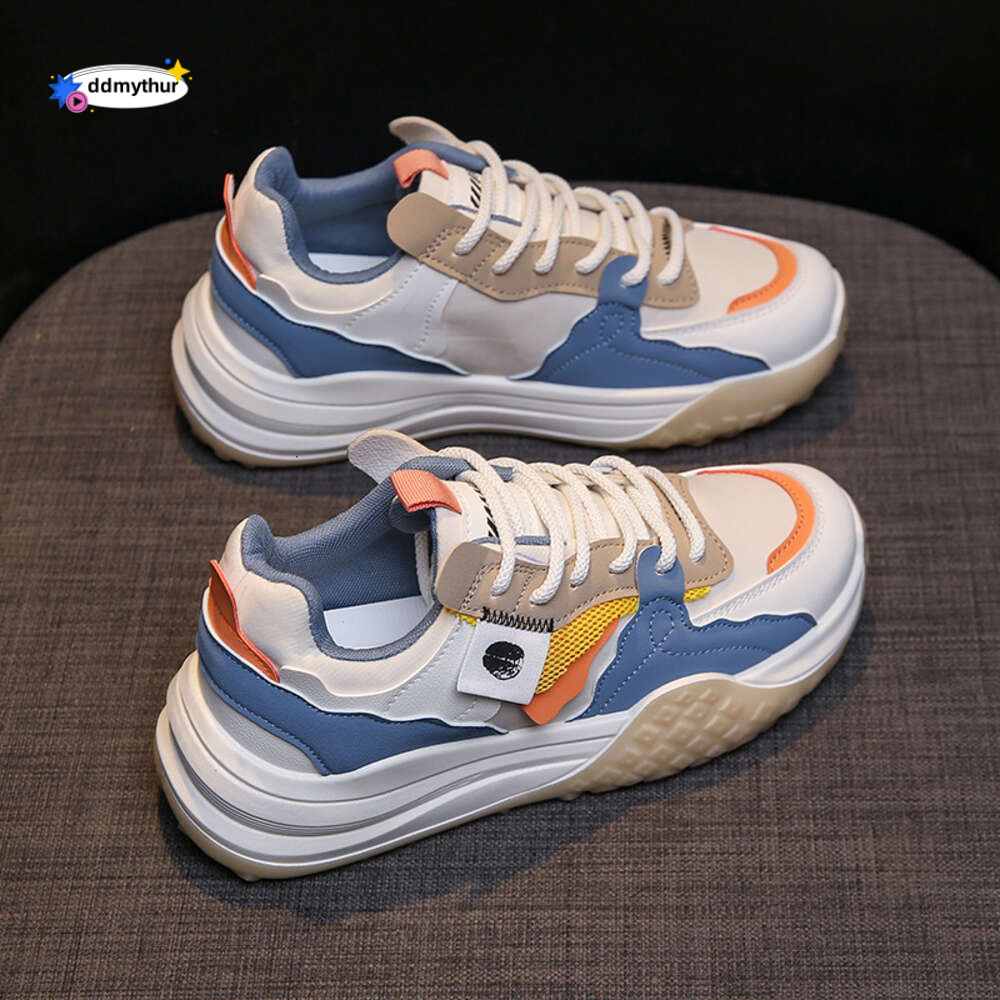 CRLAYDK Sneakers for Women Patchwork Casual Platform Walking Shoes Running Fashion Dad Comfortable Sport Non-Slip Tennis ddmythur