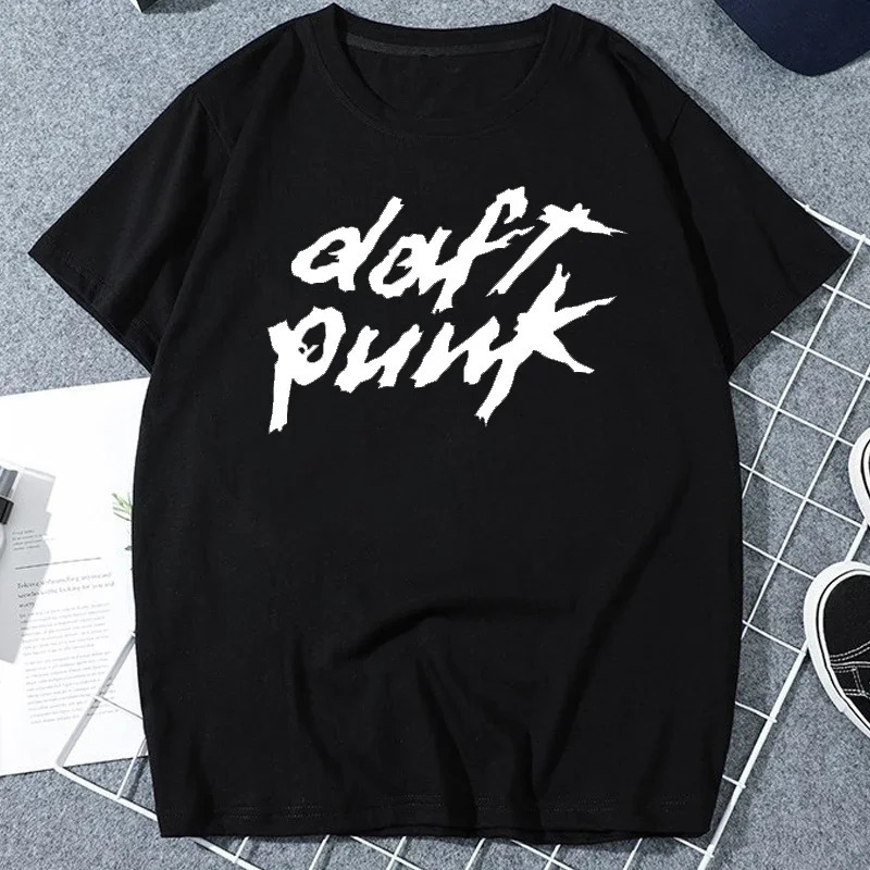 Stupid punk printed mens Tshirt cool electronic home music street dance DJ top retro short sleeved clothing Ropa Hombre 250320