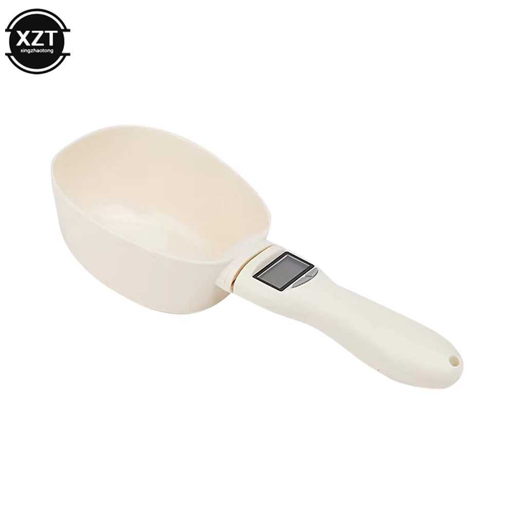 Pet Food Measuring Scoop Electronic Dog Cat Food Measuring Cup Digital Spoon Scale Kitchen Food Scale with LED Display Y250319