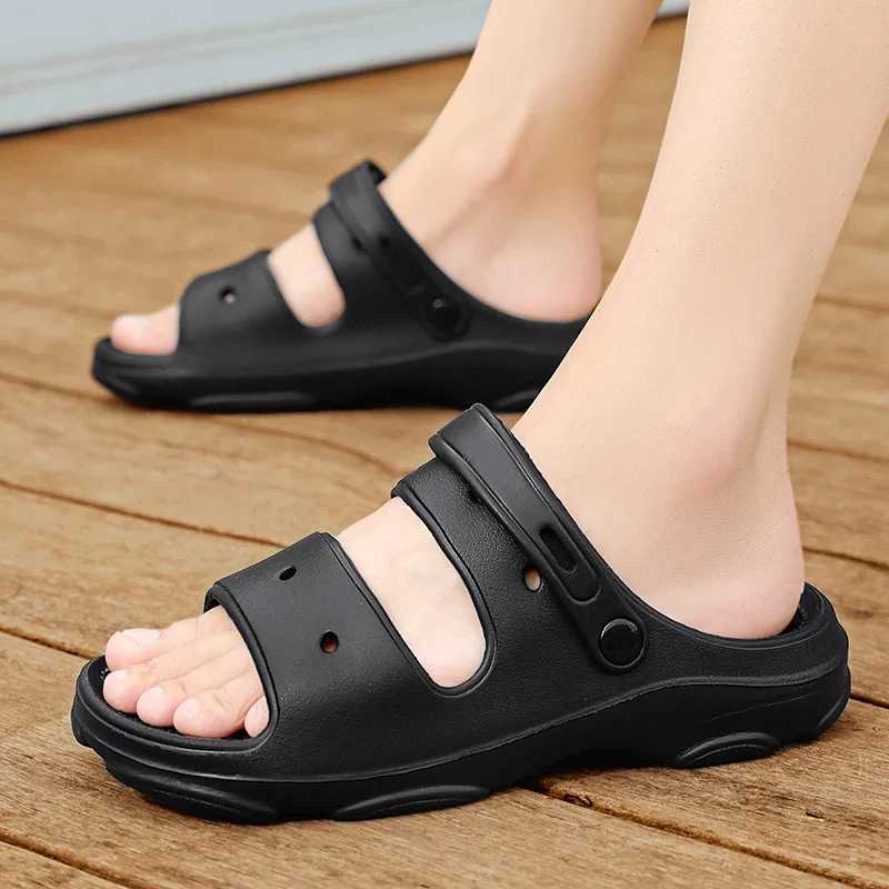 Summer Beac Flip Flops Men EVA Slippers Cfortable Platform Sandals Outdoor M Indoor He Slides Bathroom Shoes Y250320