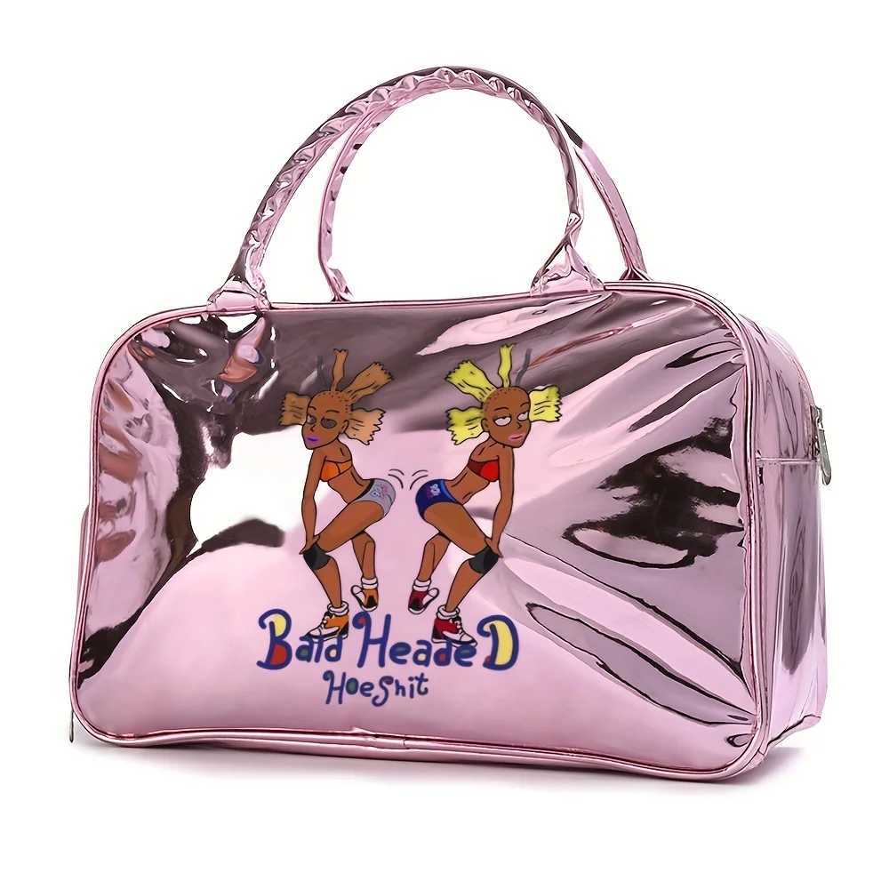 Womens sports and fitness bag waterproof travel bag large capacity luggage bag womens sports and fitness bag Y250319