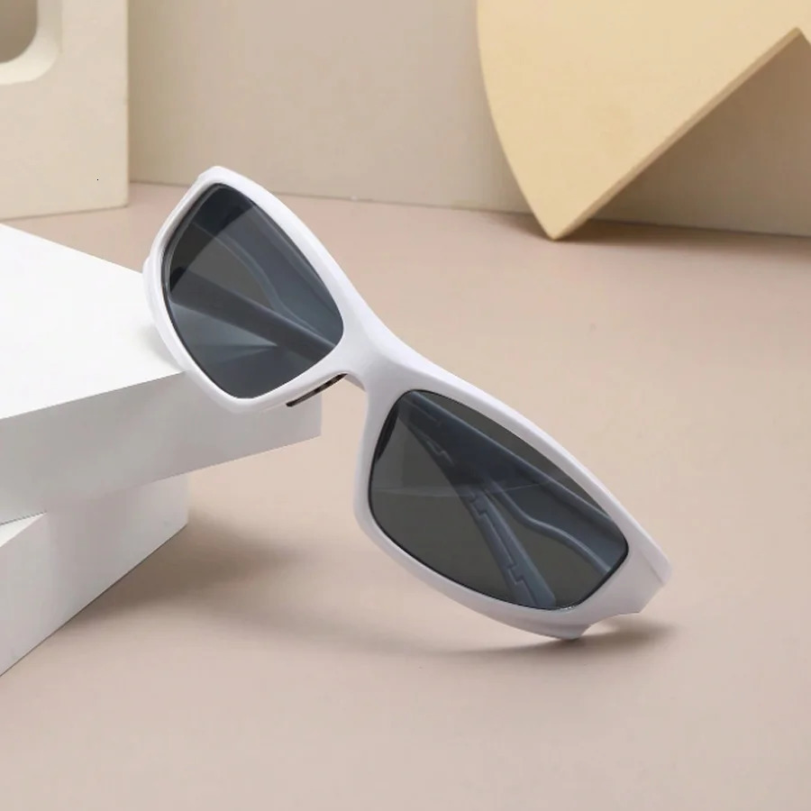 Fashion Y2k Style Wrap Around Mens Sunglasses Daily Outdoor Sports Street Decorative Glasses 250320