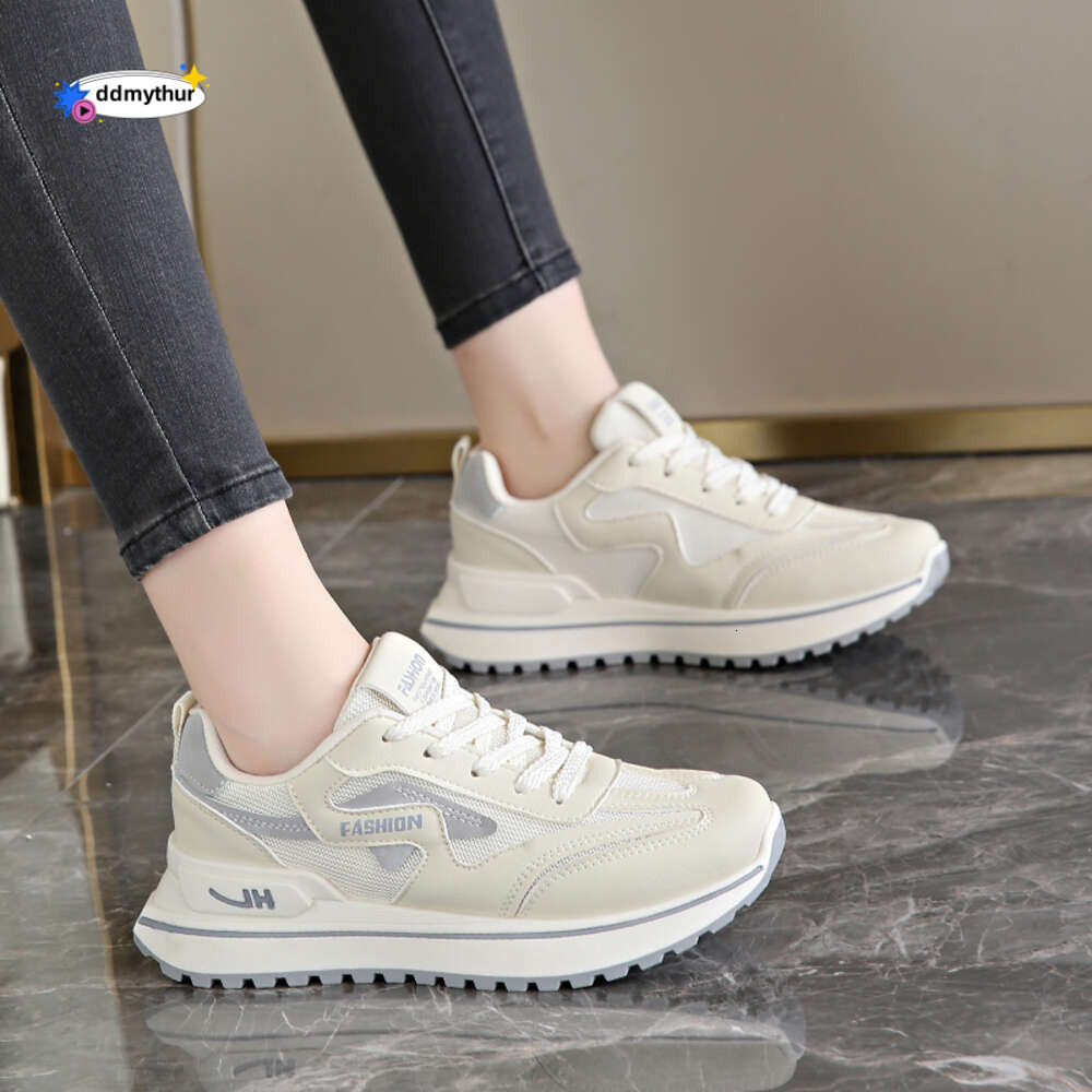 CRLAYDK 2024 New Women's Sneakers Fashion Platform Mesh Casual Comfort Walking Sport Shoes Running Non Slip Tennis for Work ddmythur