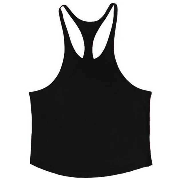 Mens fitness vest fitness sleeveless shirt 2024 new mens cotton clothing fashionable single vest underwear HombreXJ250319