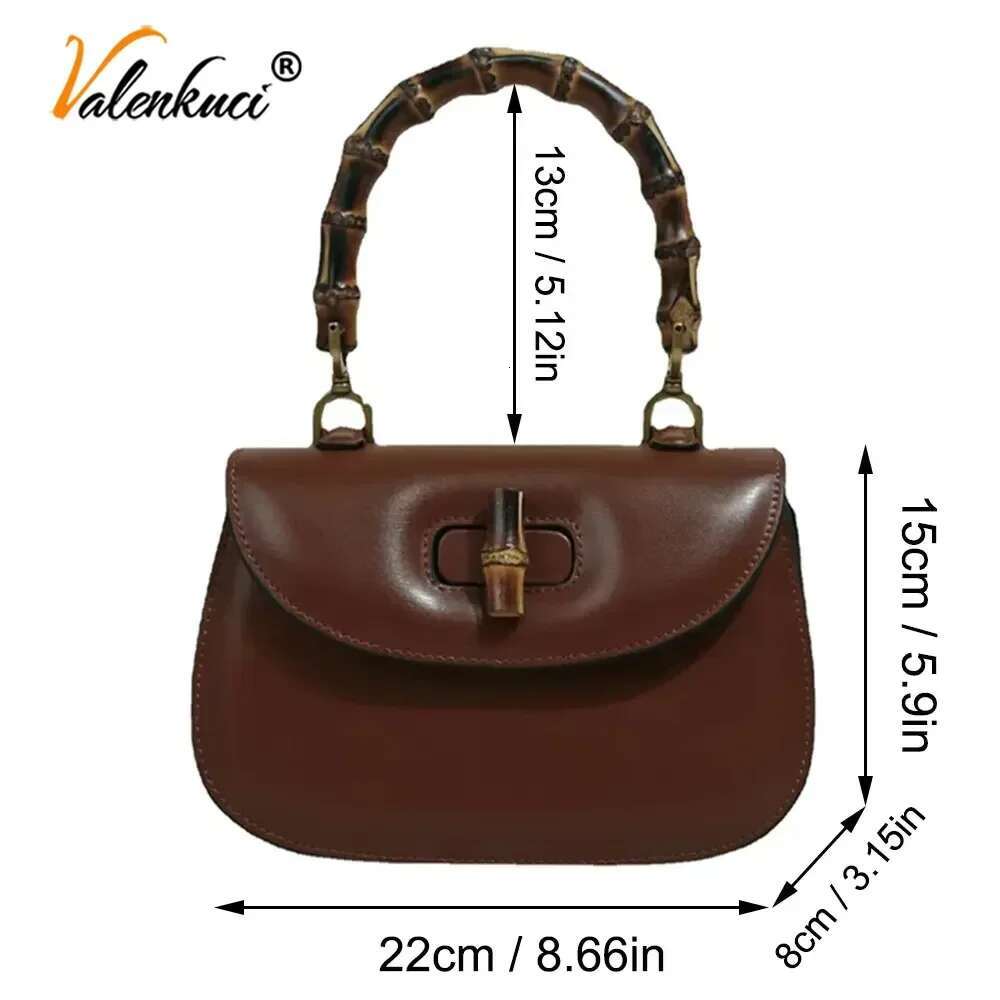 Retro Designer Bags Famous High Quality Women Cow Leather Fashion Shoulder Lady Elegant Bag