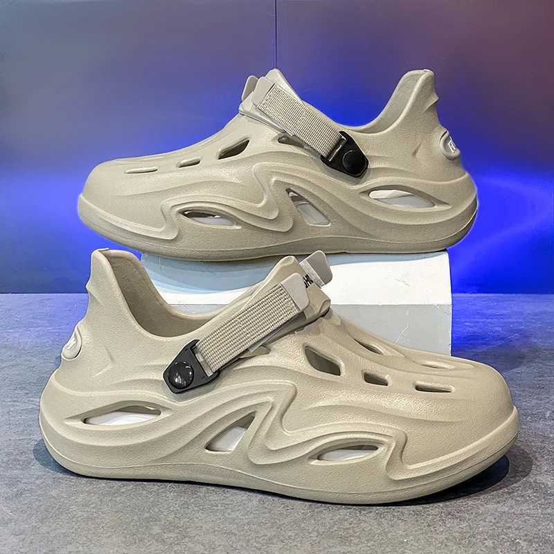 Mens Outdoor Sandals Sport Slippers Beach Slides Breathable s Men Wen Casual Garden Shoes N-slip Mens Outdoor Sandals Y250320
