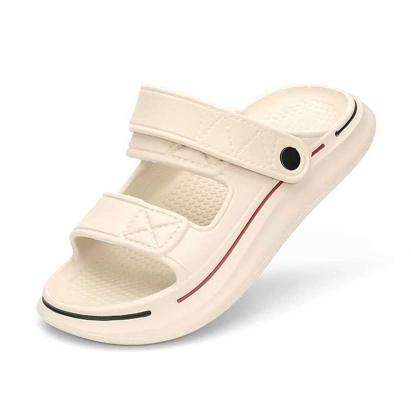 Summer Mens Sliding EVA Soft Bottom Platform Sliding Neutral Sports Shoes Sandals Casual Beach Shoes Y250320