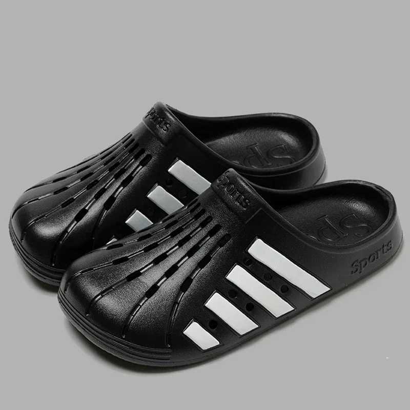 Summer mens slippers quickly dry outdoor beach sandals platform soft slippers comfortable N-Slip couple indoor shoes Y250320