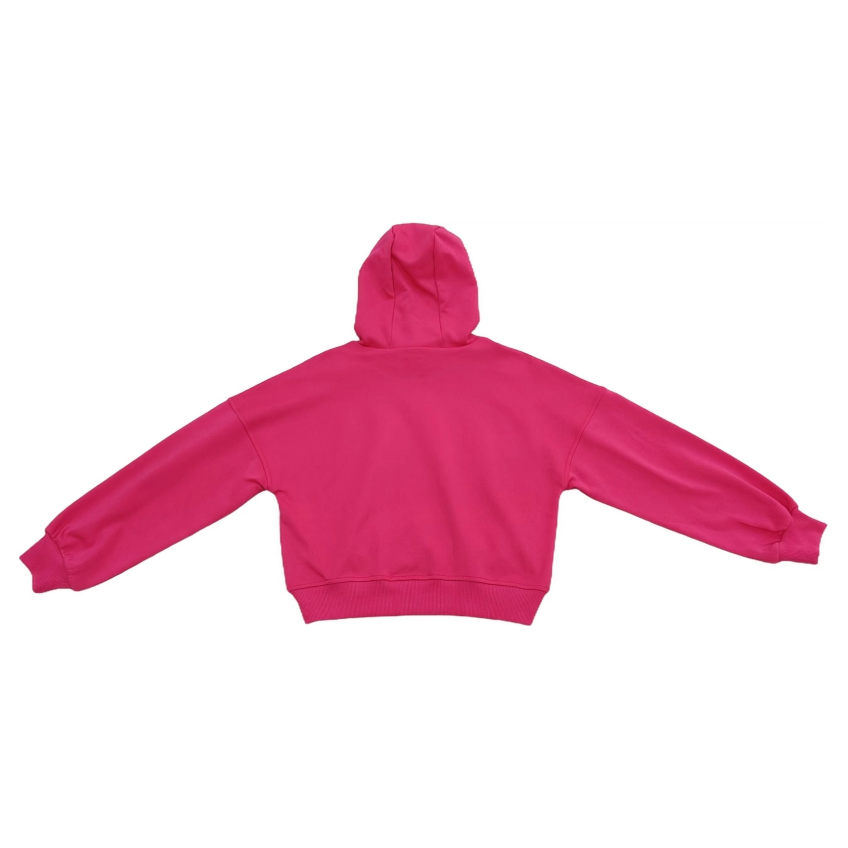 Women's Pink Sports Hoodie Activewear Drawstring Hooded Top Casual Loose Fit Athleisure Clothes Outdoor Running Sweatshirt with X-ribbed Hem