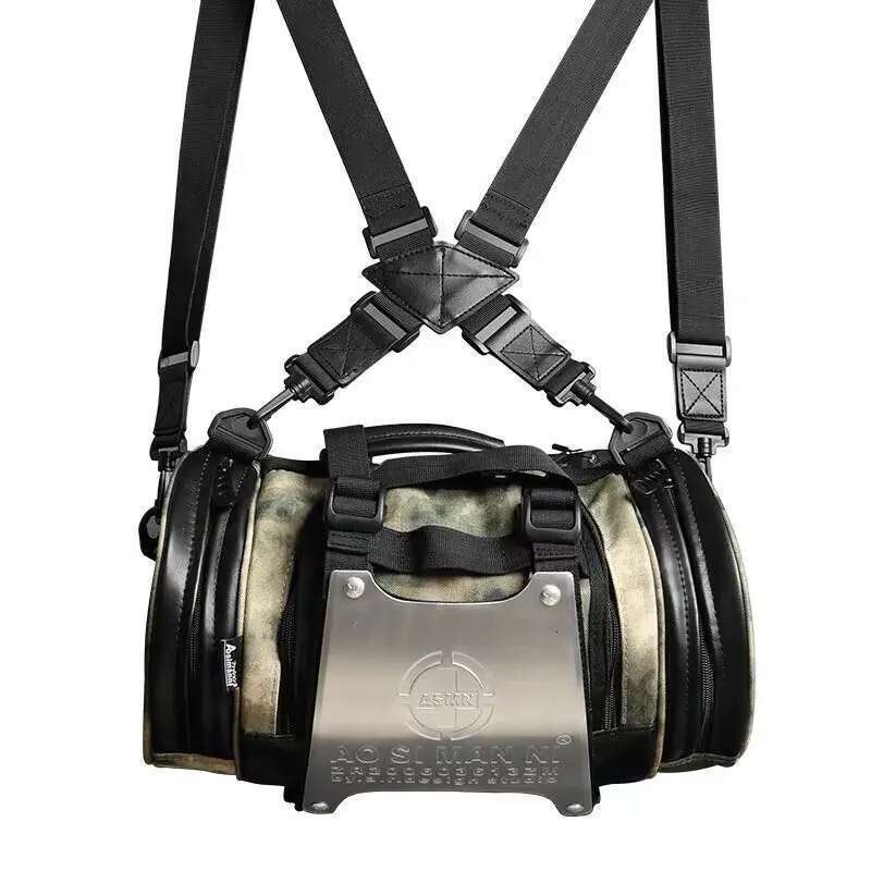 Electric bike riding charter locomotive motorcycle bag sports men and women's fashion backpack outdoor dynamic alumin