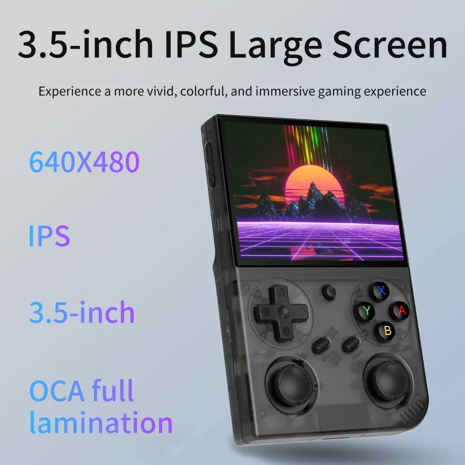 BATLEXP G350 Handheld Game Console 3.5 IPS Sn Linux System Dual Joystick Vibration Motor Retro Portable Video Console Gift Z250321