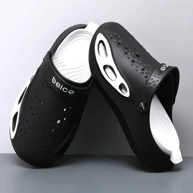 Mens Summer Shoes N-Slip Sandals Mens Sandals Breathable Flip Sandals Fi Beam Garden Shoes Y250320