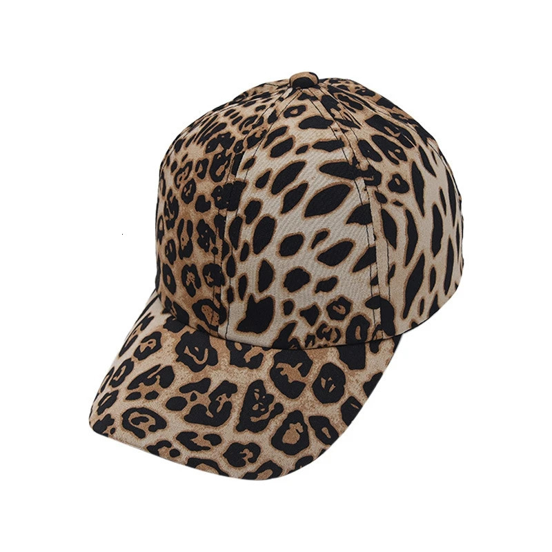 Leopard Zebra Pattern Adjustable Sun Protection Dad Hat Spring Autumn Personality Women Baseball Cap Peaked Cap 250320