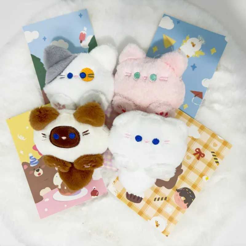 Kawaii Cat Plush Doll Cartoon Soft Fill Plush Girl Bag Keychain Pendant Toy Decoration GiftXJ250319