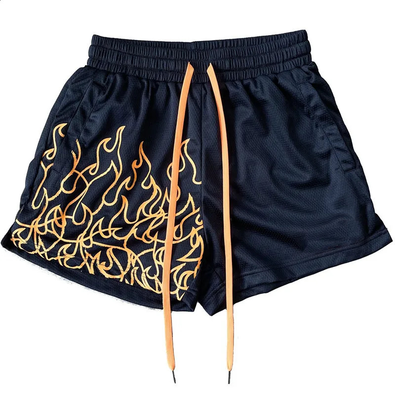 American summer shorts mens threepoint shooting but knee sports casual college boys wear breathable quick drying basketball pants 250312