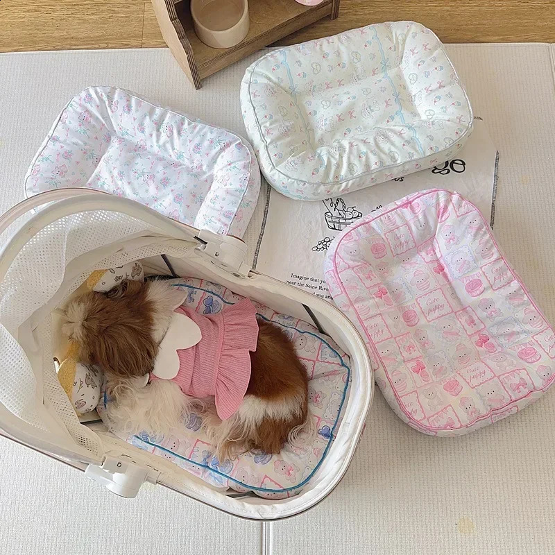 Creative Dog Mat Digital Printed Cat Summer Cool Nest Four Seasons Universal Waterproof Breathable Soft Pet 250312