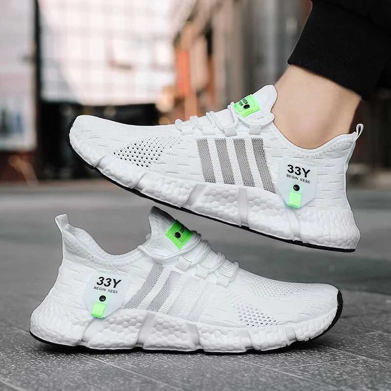 Mens breathable classic running shoes womens outdoor lightweight and comfortable mesh shoes sliding walking sports shoes neutral tennis shoesW250320