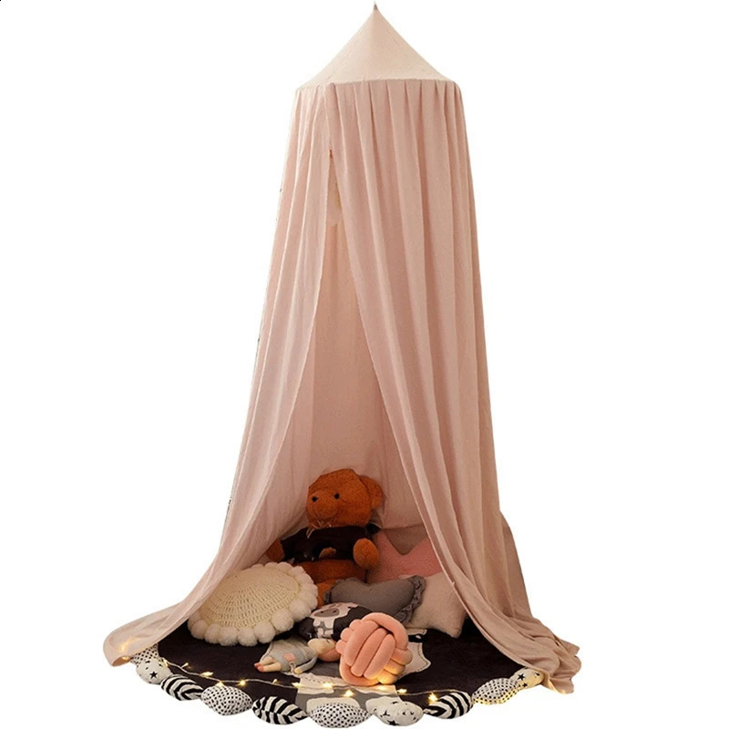 A93U Baby Mosquito Net Princess Dome Dream Castle Bed Room Game Tent Ceiling House Reading Corner 250312
