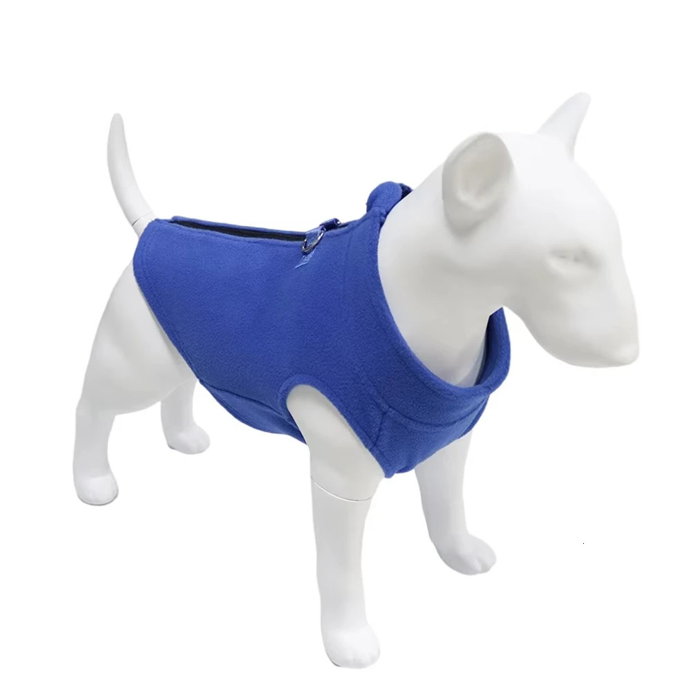 Universal small and mediumsized dog pet automatic winter fashionable warm breathable wool zipper hooded sweatshirt 250318