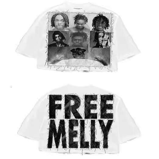 Meichao Summer Fashion Men's T-shirt Long Style 2024 Trendy Madonna Printed Short sleeved
