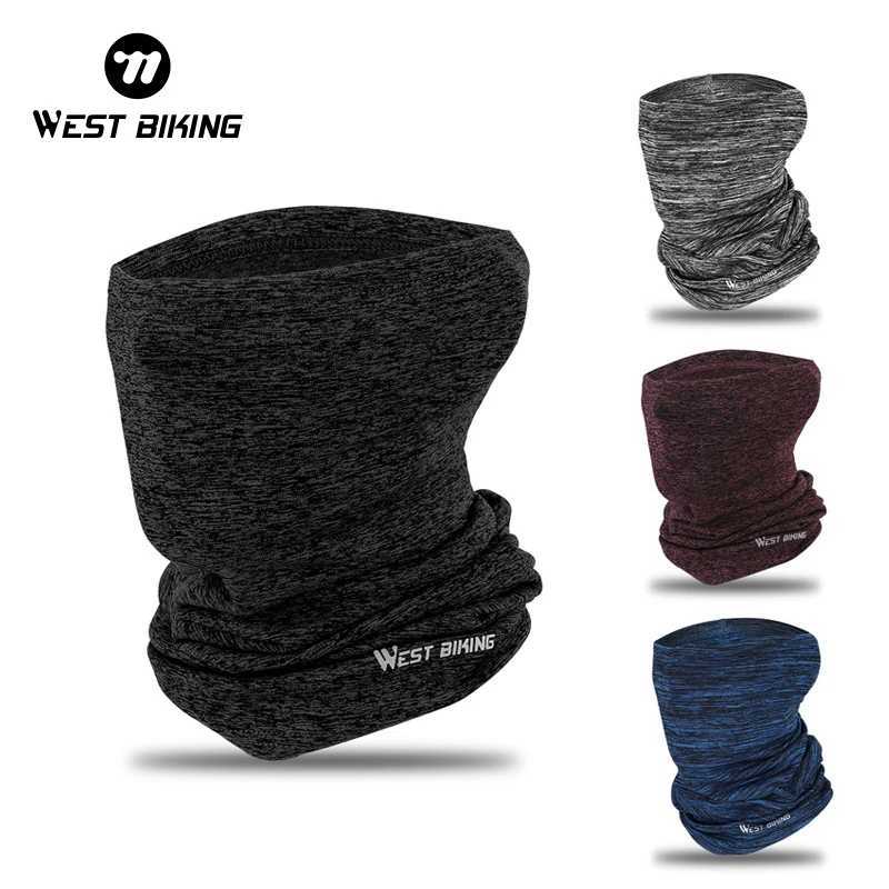WEST BIKING Windproof Cycling Mask Winter Half Face Mask Ski Sport Headband Neck Warmer Balaclava Men Women Warm Cycling Scarf W250320