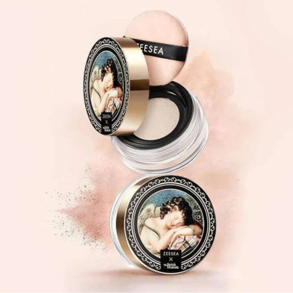ZEESEA Angel Cupid Oil-Control Loose Powder Soft Loose Powder Women Cosmetics Oil-Control Waterproof Makeup 250319