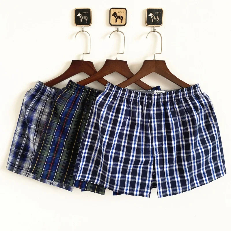 310PCS Mens Underwear Boxers Large Size Shorts Cotton Aro Pants Pajama Sleeping Soft Pure Boxer 250320