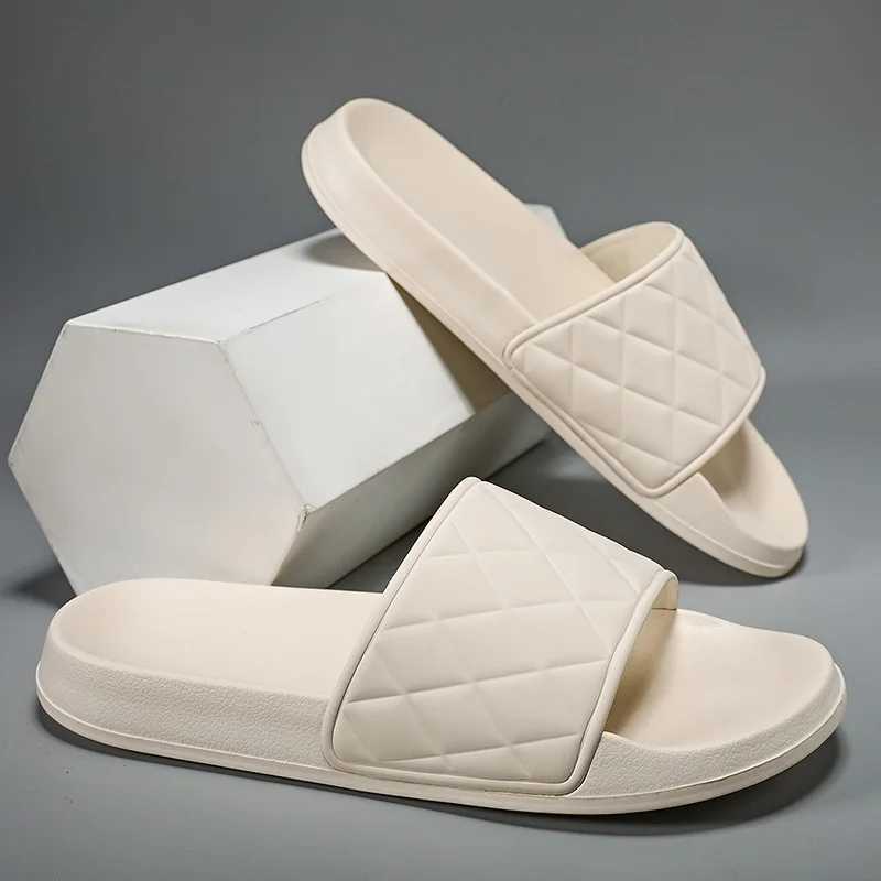 Fi mens slider indoor and outdoor beach design soft bottom bathroom slider casual shoes mens literature couple he slider Y250320