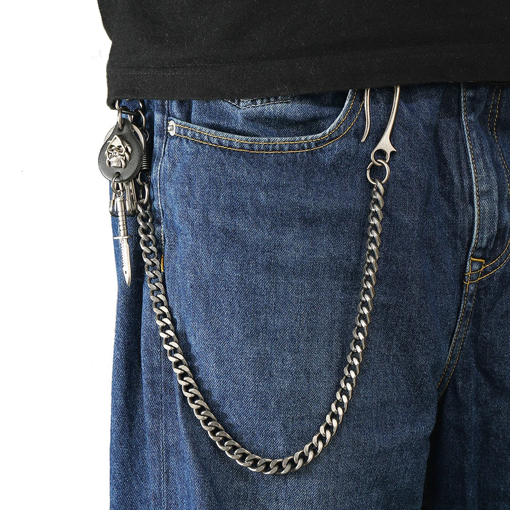1 piece Hip-hop Jewelry personality pants chain Mens Accessories 250320