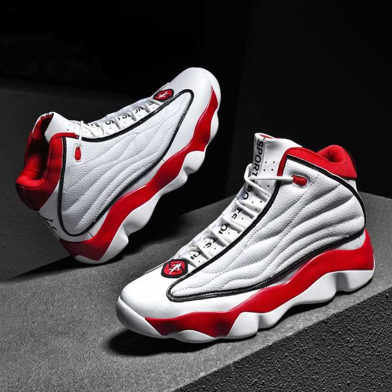 High Quality Basketball Shoes Mens Outdoor Training Sneakers High Top Anti-slip Outdoor Sneakers Mens Gym SneakersW250320