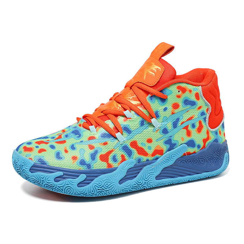 Men's and women's indoor and outdoor low-top junior students practical basketball shoes 2025