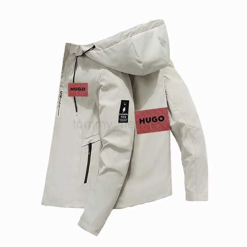 2024 New Spring/Summer Mens Windproof Zipper Jacket Casual High Quality Hooded Base Outdoor SportsW2407247211 2