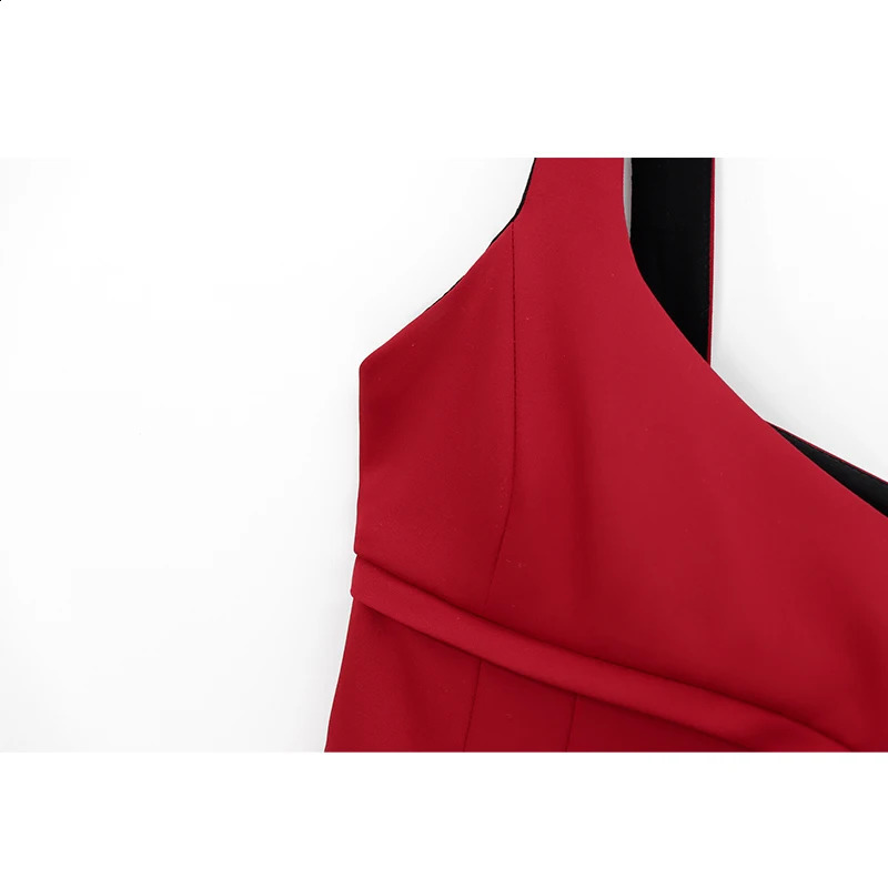 RAFZNB womens dress chiffon sleeveless cut backless sexy short skirt summer set party 250319