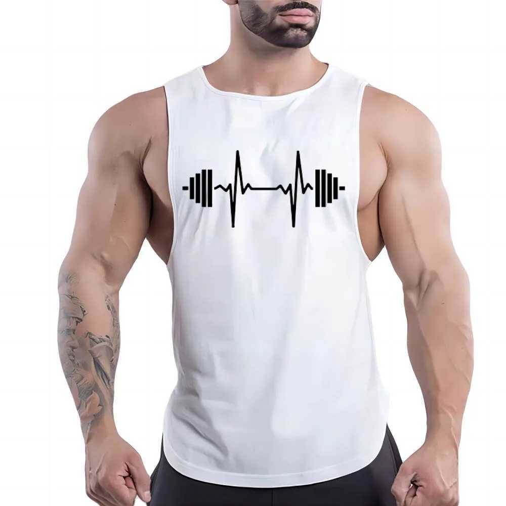 Four season vest sports sleeveless shirt quick drying breathable vest top mens fashion casual gym outdoor basketball printXJ250319