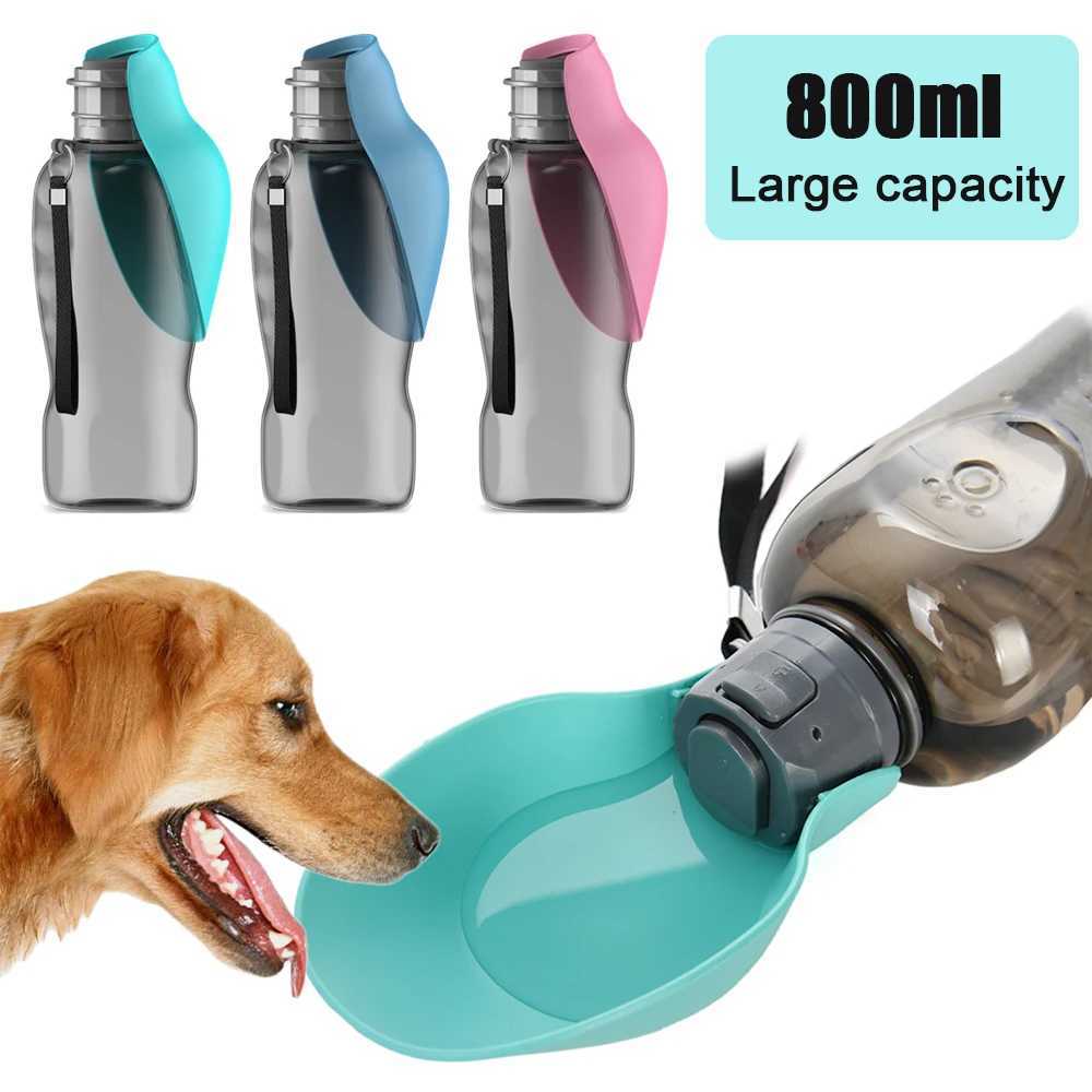 Portable Dog Water Bottle For Small Large Dogs Outdoor Walking Puppy Drinking Bowl Cat Drinker Labrodor Yorkshire Pet Supplies Y250319