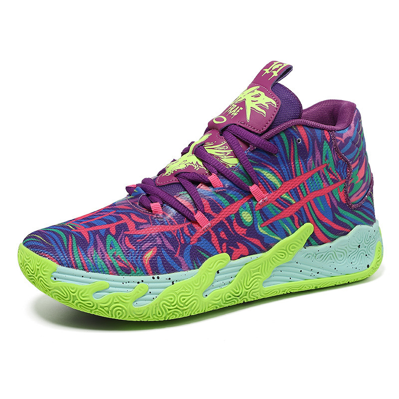 Men's and women's indoor and outdoor low-top junior students practical basketball shoes